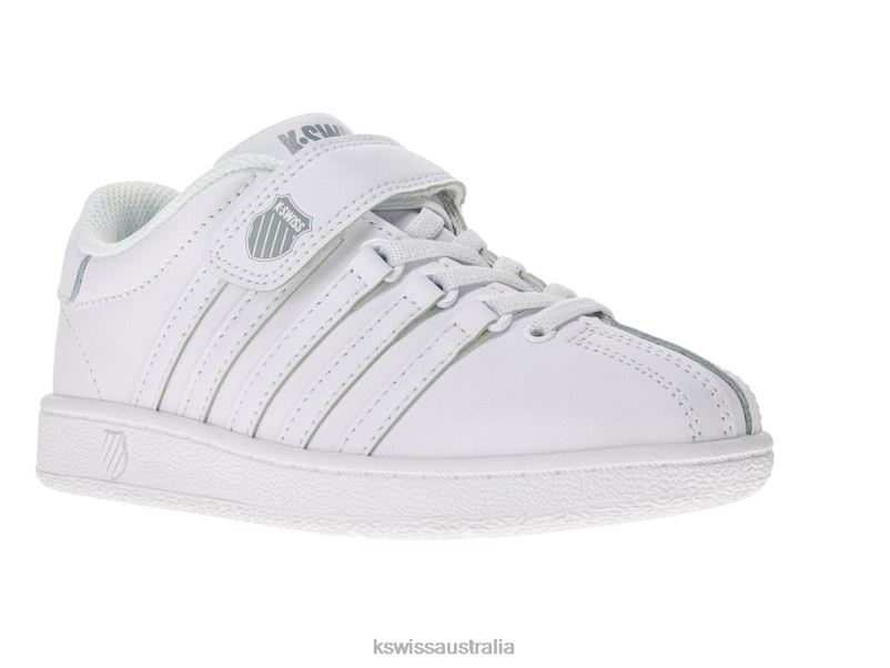 K-Swiss CLASSIC VN VLC White Kids Footwear V8JJT618
