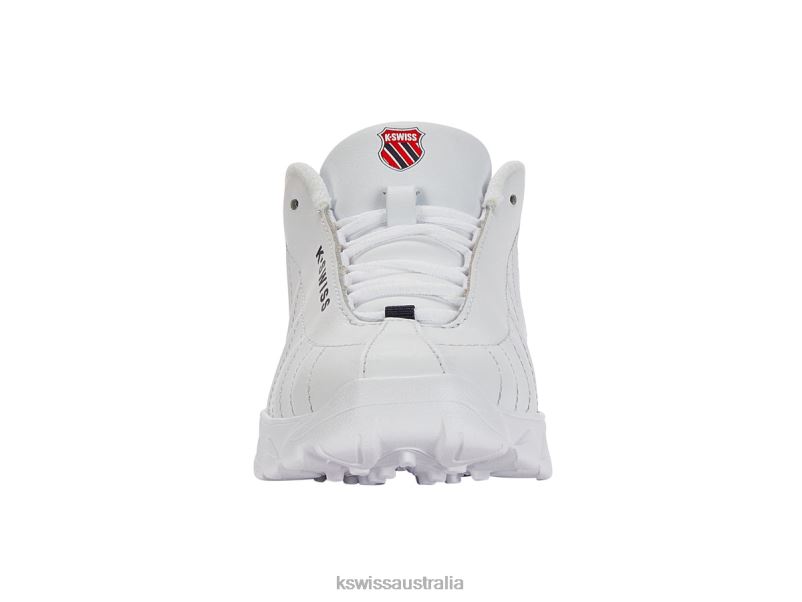 K-Swiss ST329 White/Navy/Red Kids Footwear V8JJT612