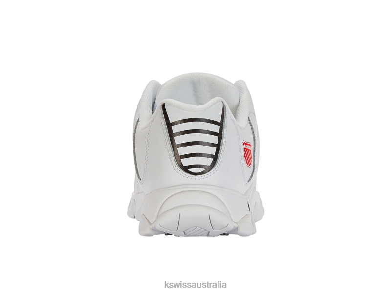K-Swiss ST329 White/Navy/Red Kids Footwear V8JJT617