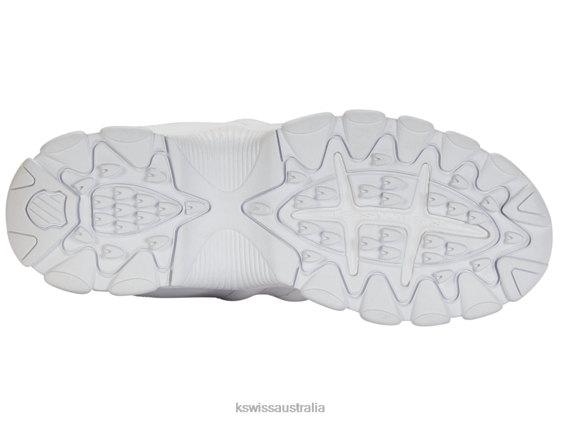 K-Swiss ST329 White/Navy/Red Kids Footwear V8JJT617