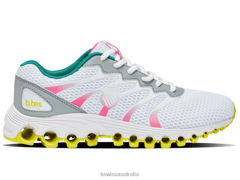 K-Swiss TUBES 200 Highrise/Neon Pink/Neon Teal/Opt Yellow Kids Sale V8JJT630
