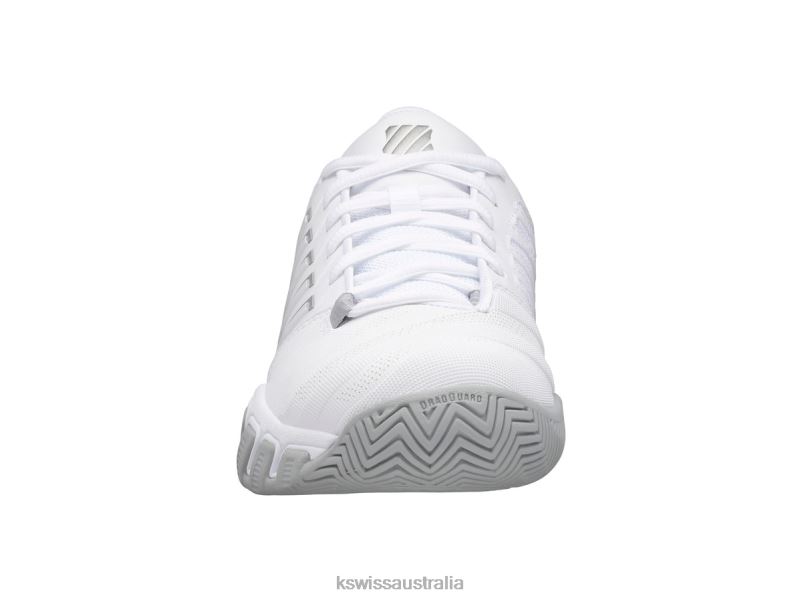 K-Swiss BIGSHOT LIGHT 4 White/High-Rise/Silver Kids Tennis V8JJT413