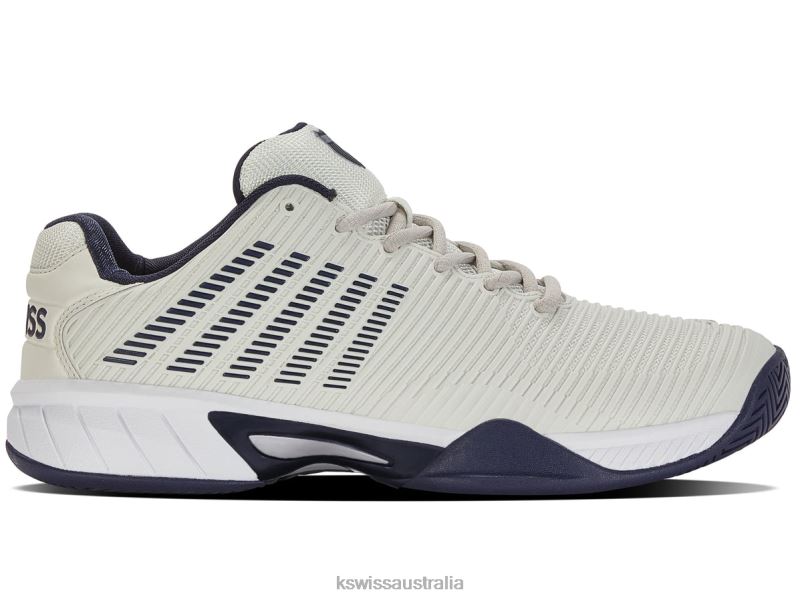 K-Swiss HYPERCOURT EXPRESS 2 Gray/Wht/Peacoat Kids Tennis V8JJT424