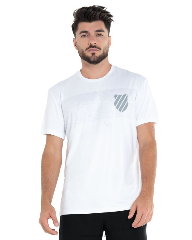K-Swiss LUXE TECH CREW White Men Apparel V8JJT498