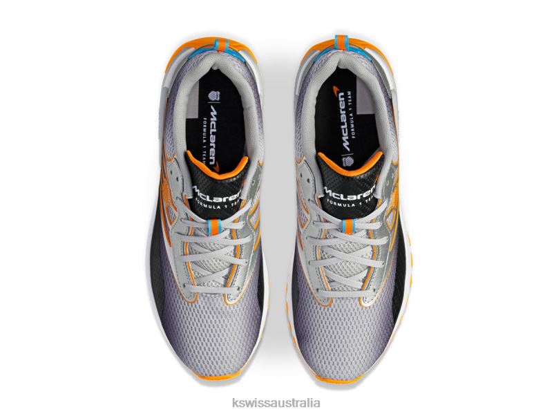 K-Swiss TUBES SPORT X MCLAREN Gray/Black/Papaya Men Lifestyle V8JJT430
