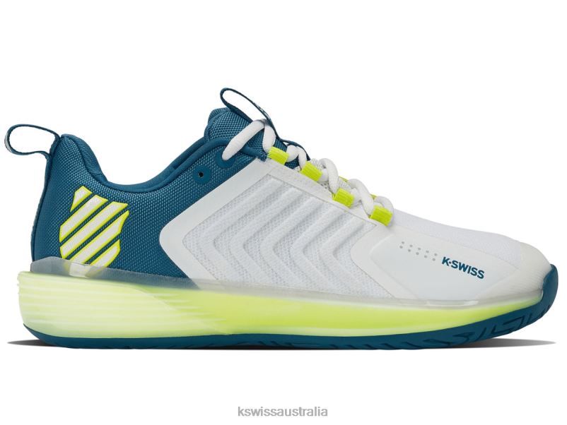 K-Swiss ULTRASHOT 3 Brilliant White/Celestial/Evening Primrose Men Lifestyle V8JJT438