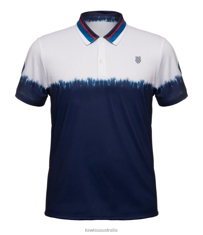 K-Swiss ACCELERATE POLO S/S Malibu Blue Men Lifestyle V8JJT474