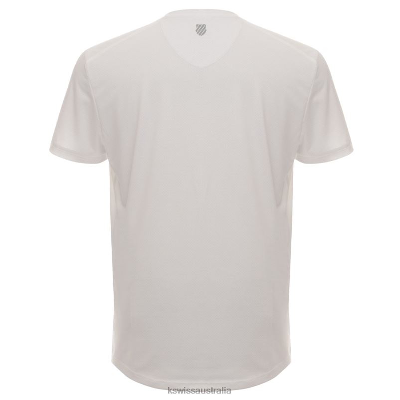 K-Swiss ELECTRIC LOGO S/S White Men Lifestyle V8JJT470
