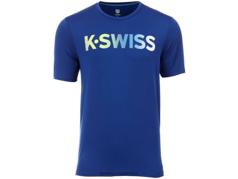 K-Swiss HYPERCOURT TEE Sodalite Blue Men Lifestyle V8JJT481