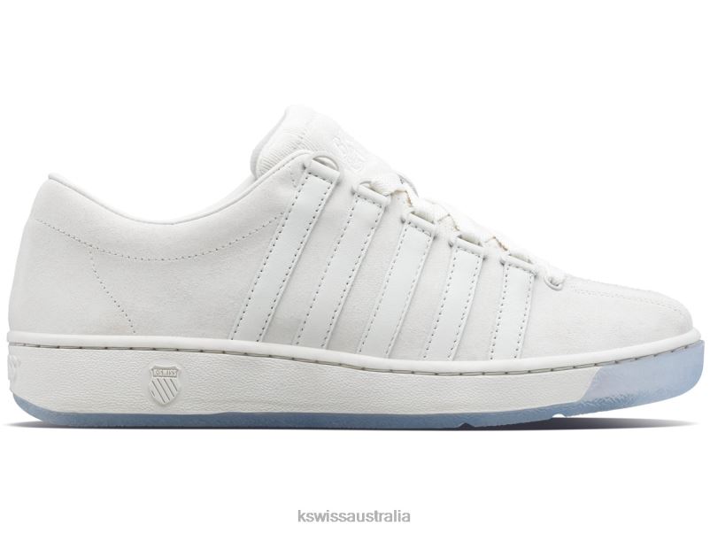 K-Swiss CLASSIC LX BRICKS & WOOD White/Silver Birch Men Shoes V8JJT139
