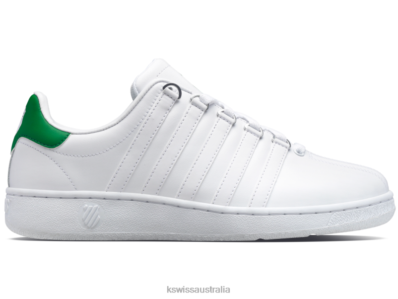 K-Swiss CLASSIC VN White/Lawn Green Men Shoes V8JJT96