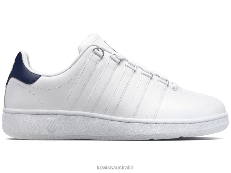 K-Swiss CLASSIC VN White/Navy Men Shoes V8JJT144