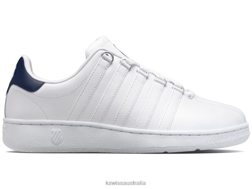 K-Swiss CLASSIC VN White/Navy Men Shoes V8JJT97