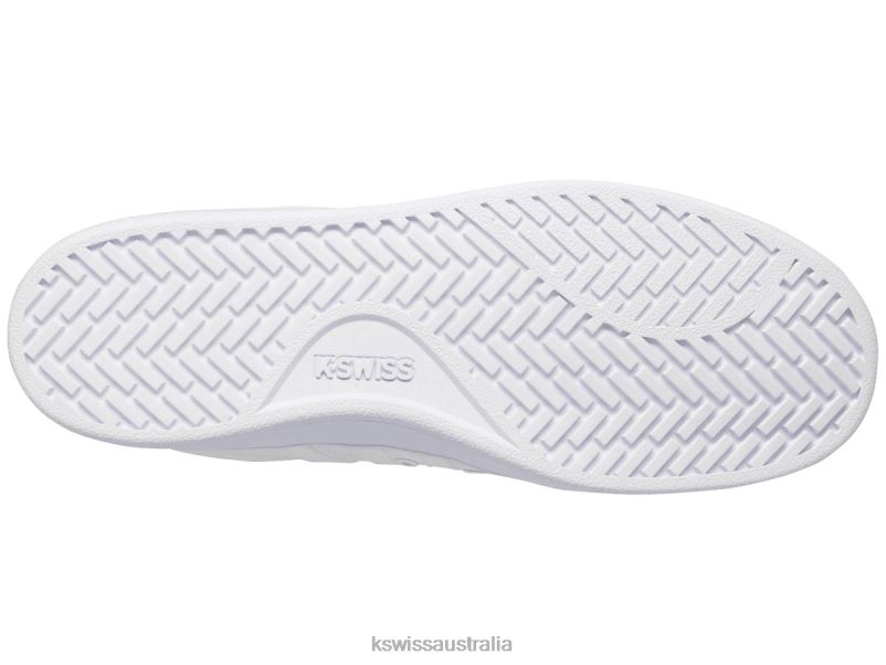 K-Swiss COURT PRO II CMF White/Silver Men Shoes V8JJT187