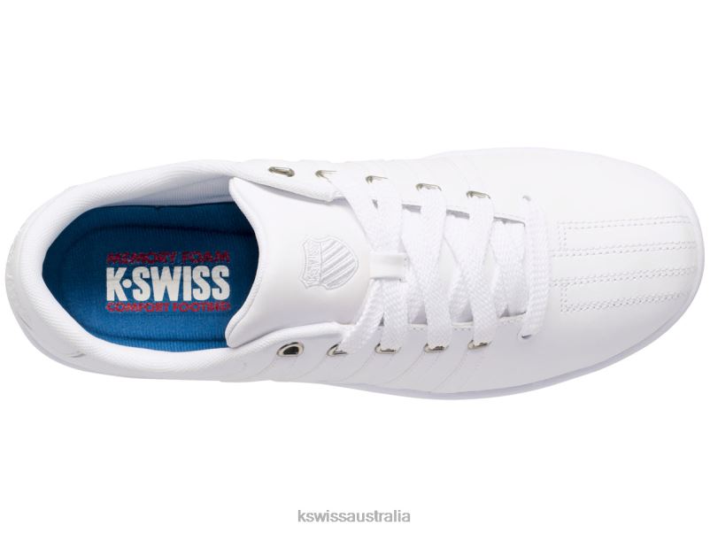 K-Swiss COURT PRO II CMF White/Silver Men Shoes V8JJT187