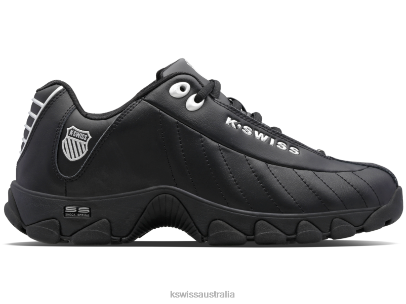 K-Swiss ST329 Black/Silver Men Shoes V8JJT150