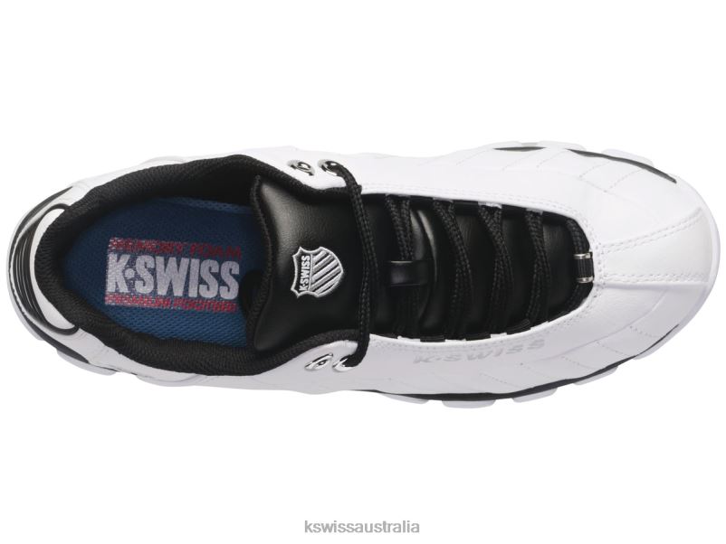 K-Swiss ST329 CMF White/Black Men Shoes V8JJT179