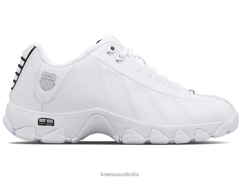 K-Swiss ST329 CMF White/Black/Silver Men Shoes V8JJT192