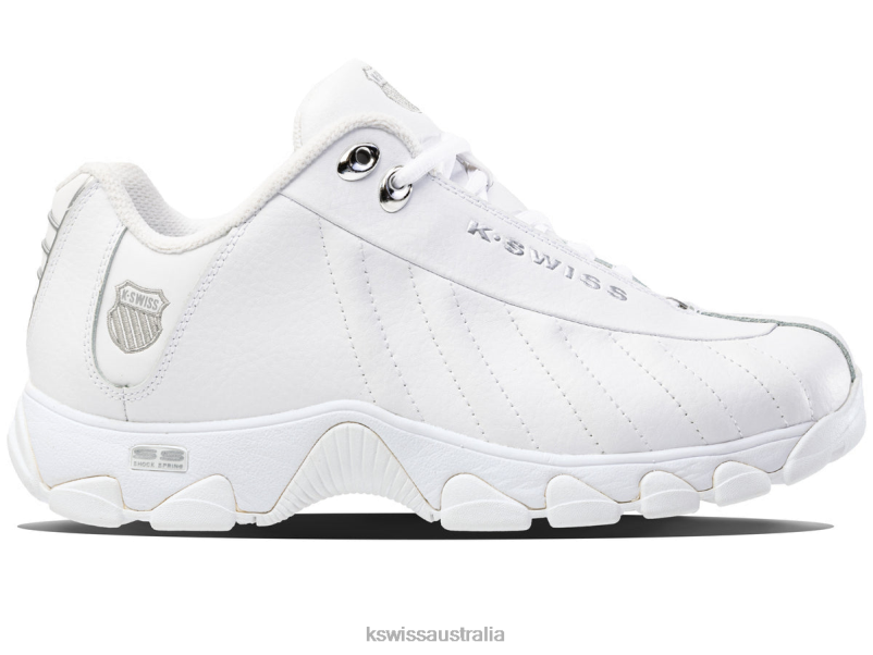 K-Swiss ST329 CMF White/Silver Men Shoes V8JJT184