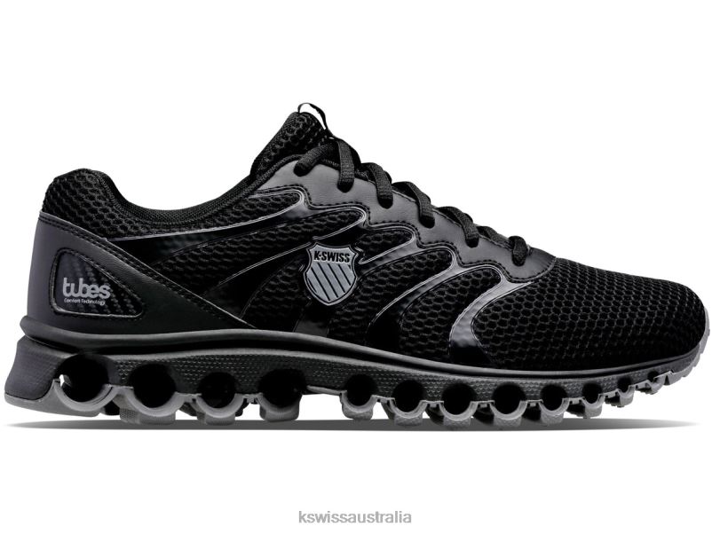 K-Swiss TUBES 200 Black/Charcoal Men Shoes V8JJT166