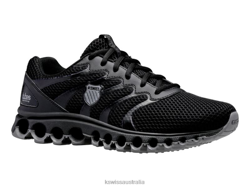 K-Swiss TUBES 200 Black/Charcoal Men Shoes V8JJT166