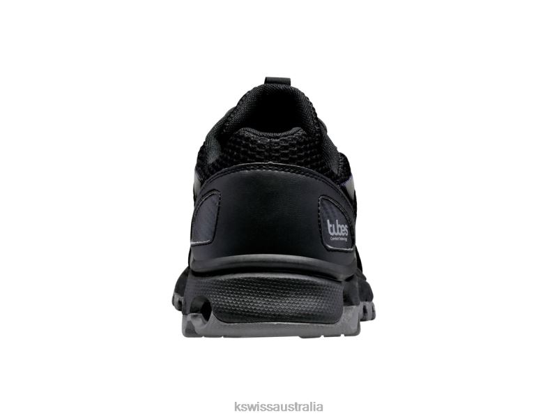 K-Swiss TUBES 200 Black/Charcoal Men Shoes V8JJT166
