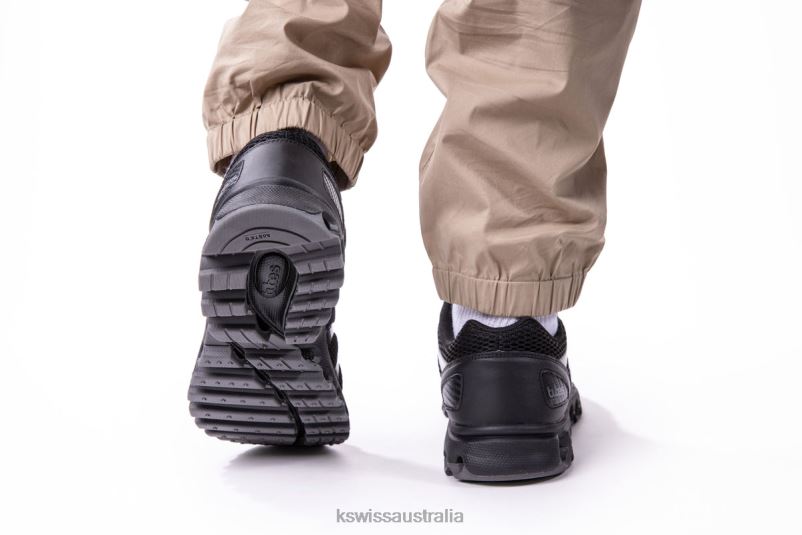 K-Swiss TUBES 200 Black/Charcoal Men Shoes V8JJT166