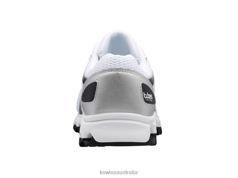 K-Swiss TUBES 200 White/Black/Silver Men Shoes V8JJT162
