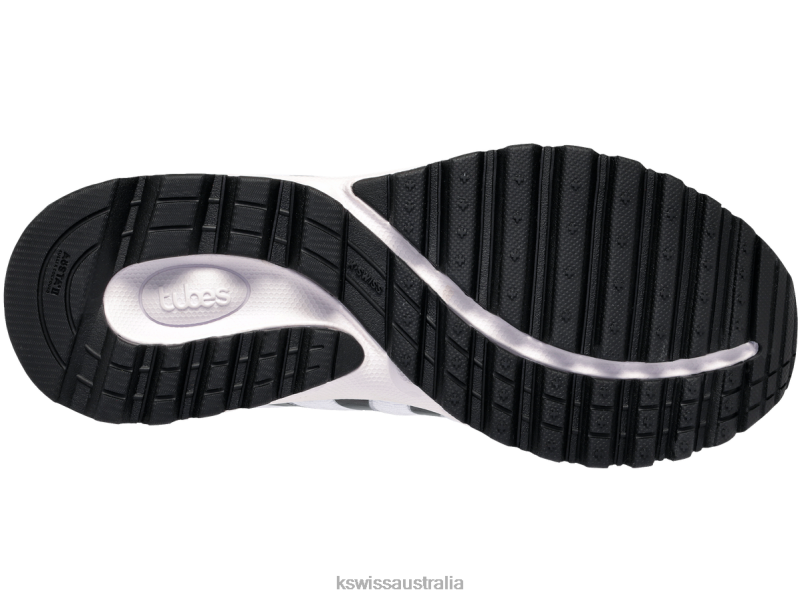K-Swiss TUBES 200 White/Black/Silver Men Shoes V8JJT162
