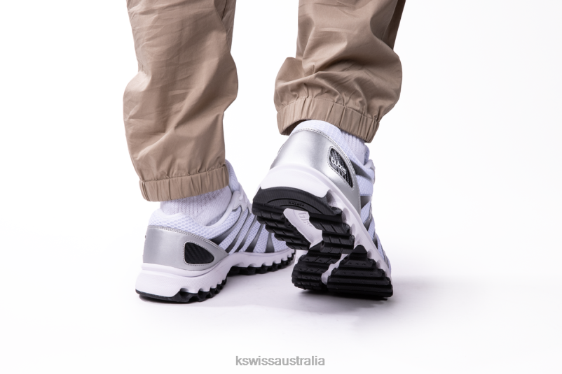 K-Swiss TUBES 200 White/Black/Silver Men Shoes V8JJT162