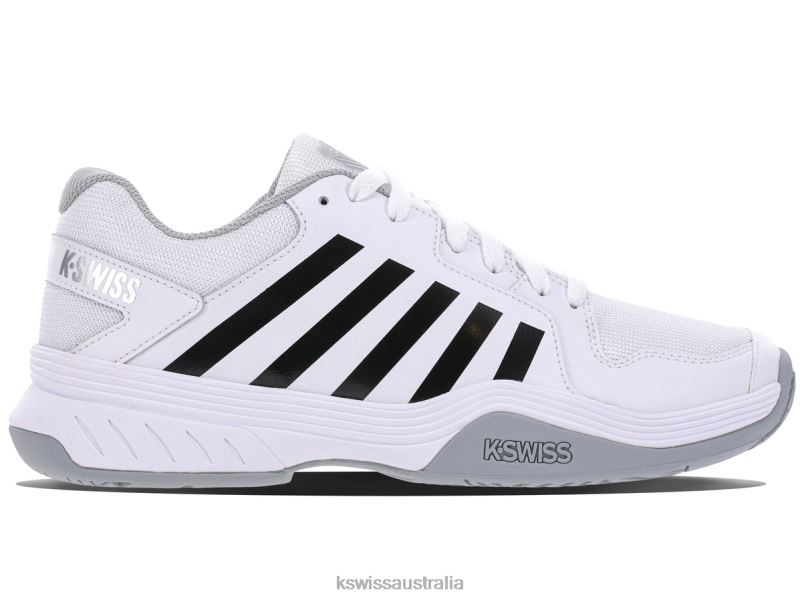 K-Swiss COURT EXPRESS PICKLEBALL White/Highrise/Black Men Shoes V8JJT15