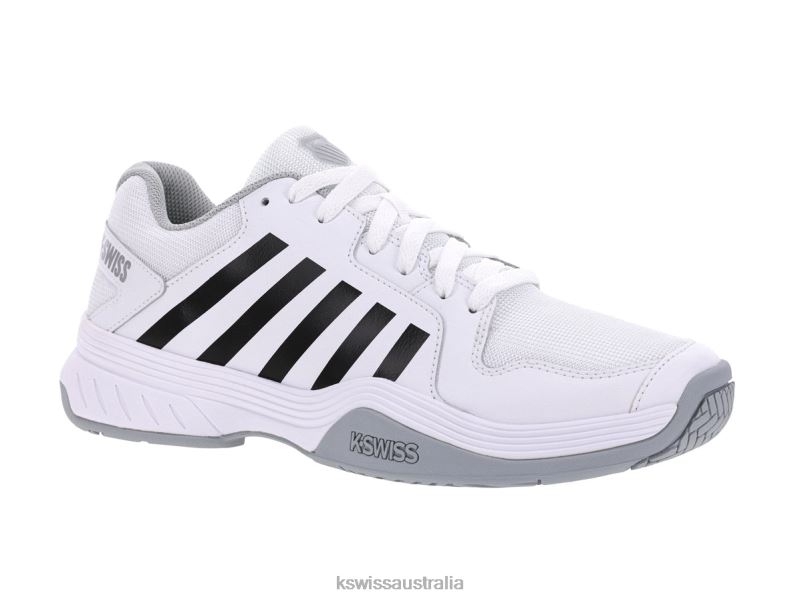 K-Swiss COURT EXPRESS PICKLEBALL White/Highrise/Black Men Shoes V8JJT15