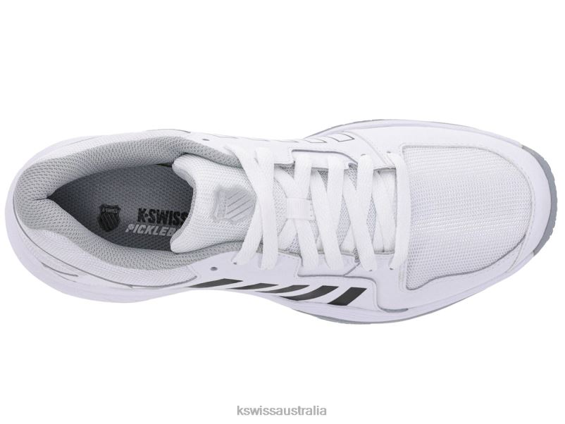 K-Swiss COURT EXPRESS PICKLEBALL White/Highrise/Black Men Shoes V8JJT15