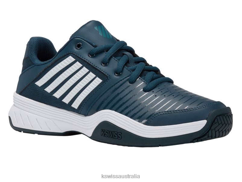 K-Swiss COURT EXPRESS Reflecting Pond/White/Colonial Blue Men Shoes V8JJT38