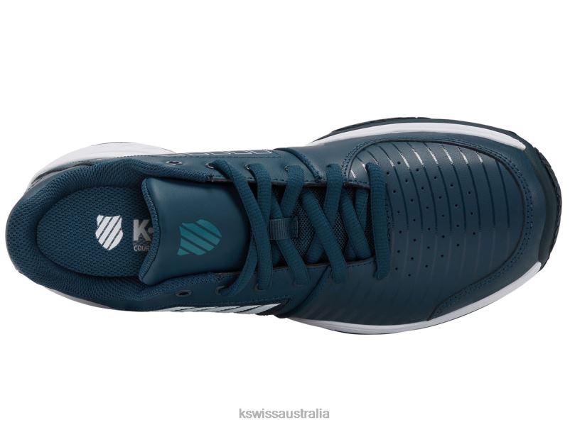 K-Swiss COURT EXPRESS Reflecting Pond/White/Colonial Blue Men Shoes V8JJT38