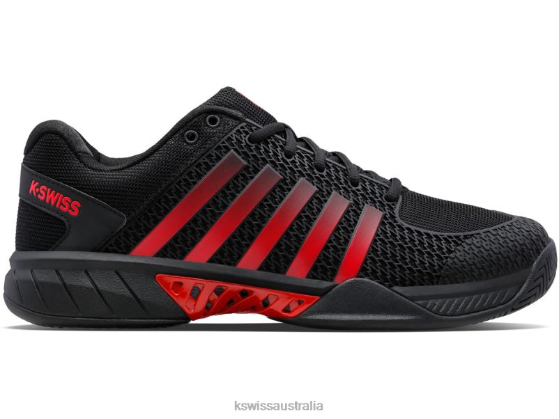 K-Swiss EXPRESS LIGHT PICKLEBALL Black/Lollipop Men Shoes V8JJT17