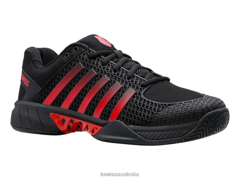 K-Swiss EXPRESS LIGHT PICKLEBALL Black/Lollipop Men Shoes V8JJT17