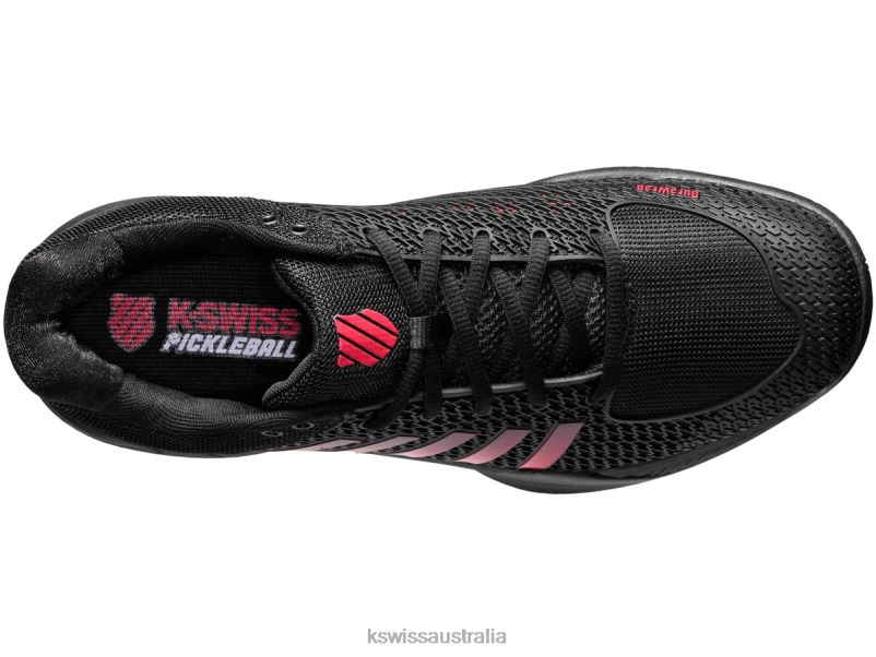 K-Swiss EXPRESS LIGHT PICKLEBALL Black/Lollipop Men Shoes V8JJT17