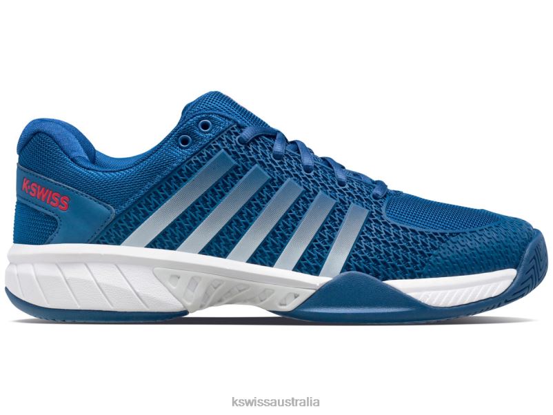 K-Swiss EXPRESS LIGHT PICKLEBALL Dark Blue/White/Bittersweet Men Shoes V8JJT37