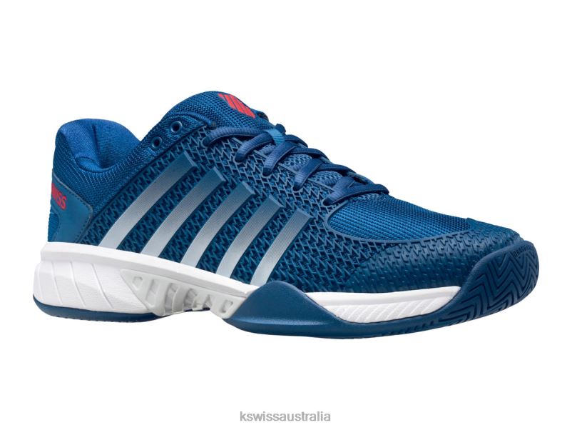 K-Swiss EXPRESS LIGHT PICKLEBALL Dark Blue/White/Bittersweet Men Shoes V8JJT37