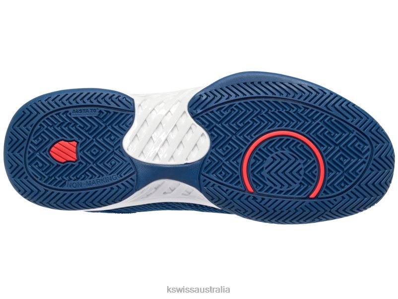 K-Swiss EXPRESS LIGHT PICKLEBALL Dark Blue/White/Bittersweet Men Shoes V8JJT37