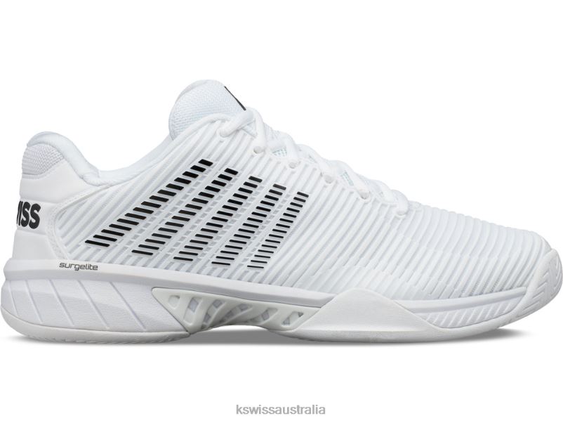 K-Swiss HYPERCOURT EXPRESS 2 White/Black Men Shoes V8JJT34