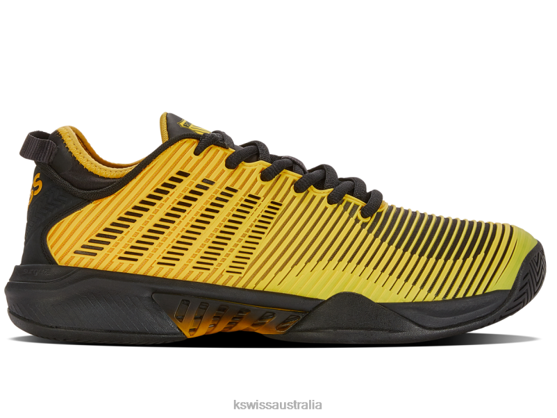 K-Swiss HYPERCOURT SUPREME Amber Yellow/Moonless Night Men Shoes V8JJT27