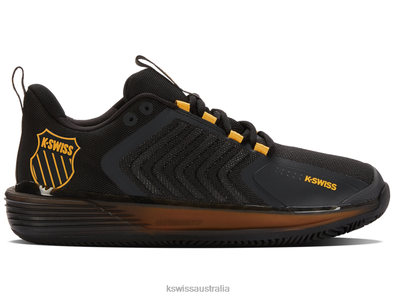 K-Swiss ULTRASHOT 3 HB Moonless Night/Amber Yellow Men Shoes V8JJT41