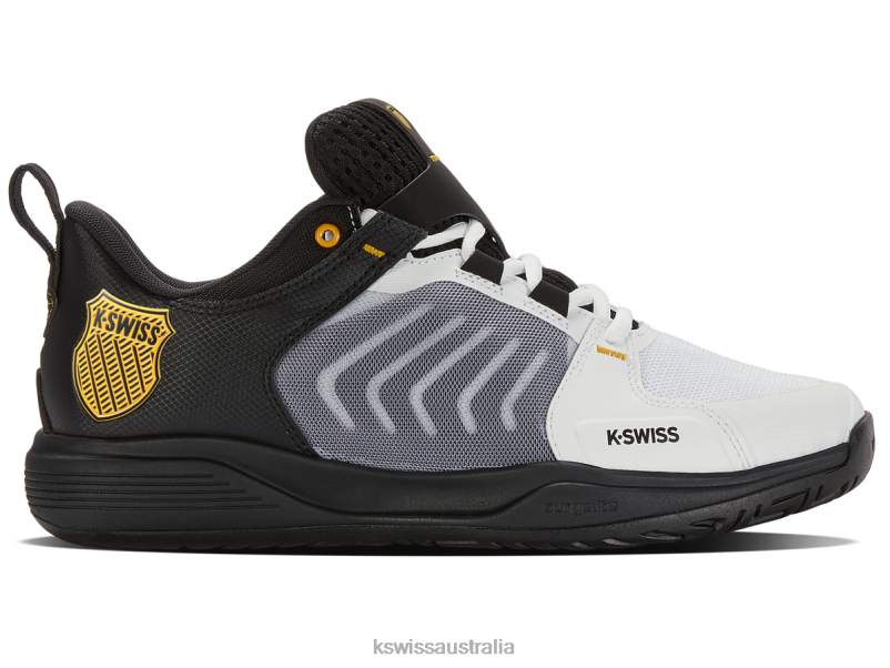 K-Swiss ULTRASHOT TEAM White/Moonless Night/Amber Yellow Men Shoes V8JJT25