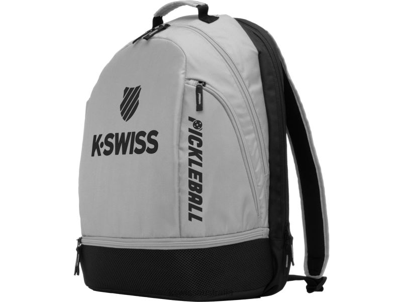 K-Swiss PICKELBALL BACKPACK Grey/Black Unisex Backpack V8JJT410