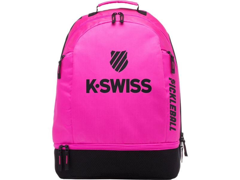 K-Swiss PICKELBALL BACKPACK Pink/Black Unisex Backpack V8JJT409