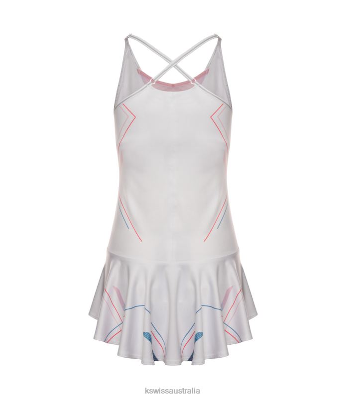 K-Swiss SCULPT STRAPPY DRESS White Women Apparel V8JJT572