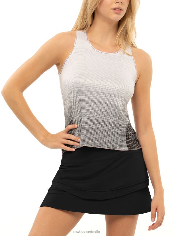 K-Swiss PLEAT ME RIGHT TANK Black Women Dresses V8JJT524