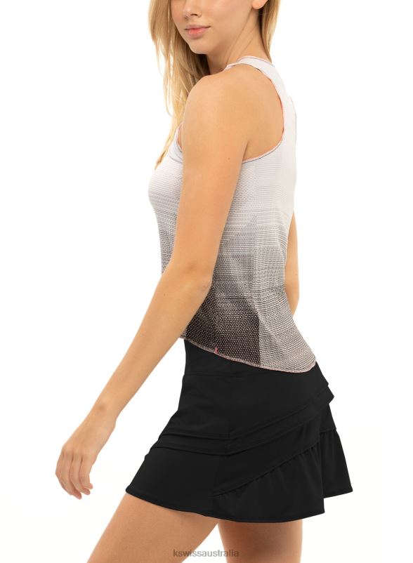 K-Swiss PLEAT ME RIGHT TANK Black Women Dresses V8JJT524
